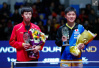 国际乒联总决赛张本智和战胜林高远　成赛事最年轻男单冠军