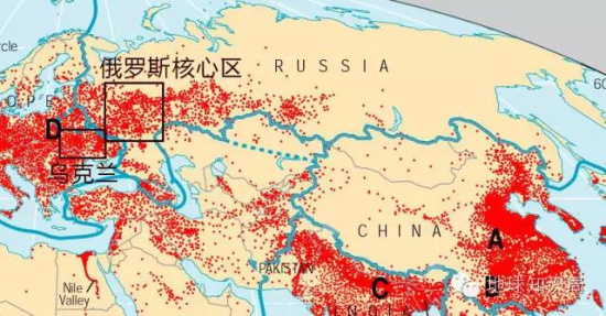 中国人口分布_俄罗斯人口分布特点