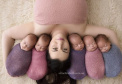 澳洲五胞胎妈妈　每周为宝宝换350次尿布